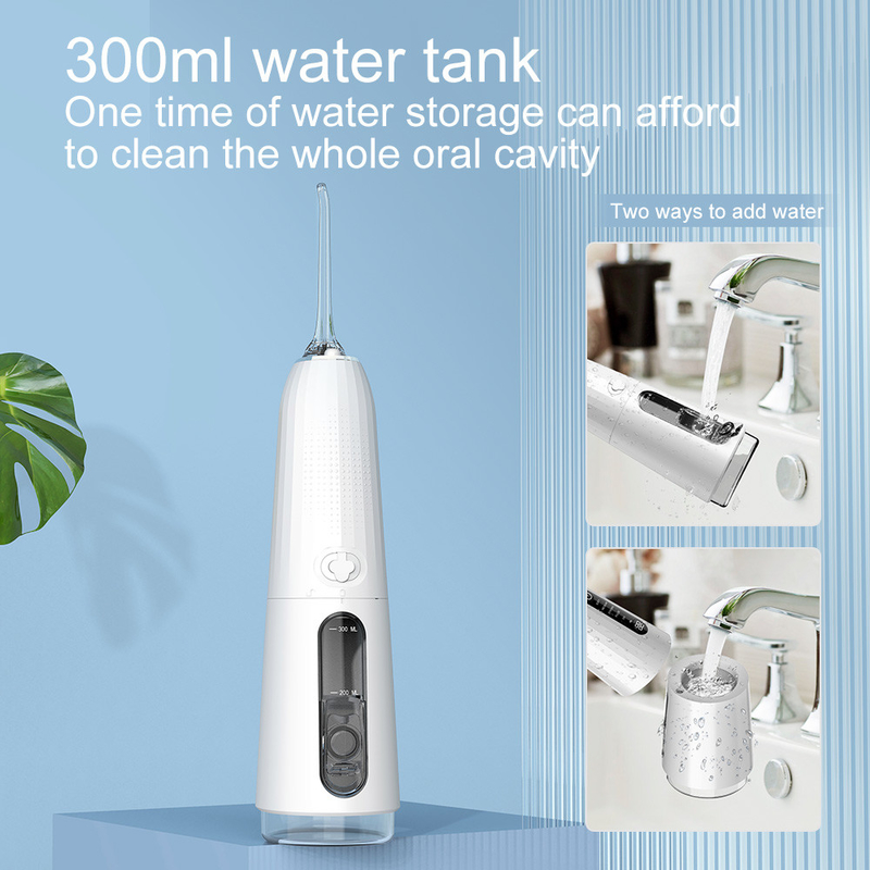 5+ Working Modes Ipx7 Electric Water Jet 300ml Oral Hygiene Oral Irrigator Teeth Cleaner Water Dental Pik Flosser