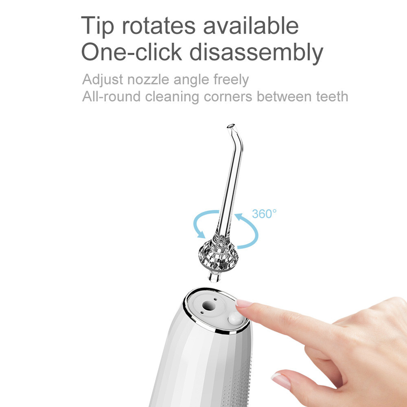 5+ Working Modes Ipx7 Electric Water Jet 300ml Oral Hygiene Oral Irrigator Teeth Cleaner Water Dental Pik Flosser