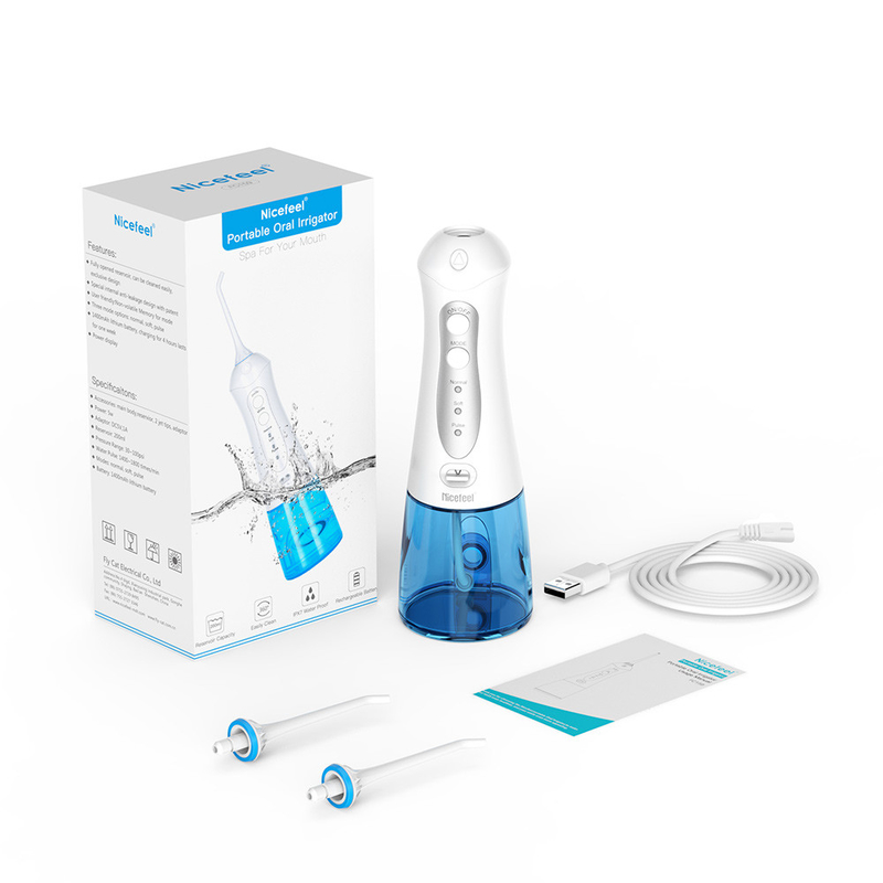 300ml IPX7 Electric Jet Mini Cordless Portable Water Flosser Teeth Cleaner