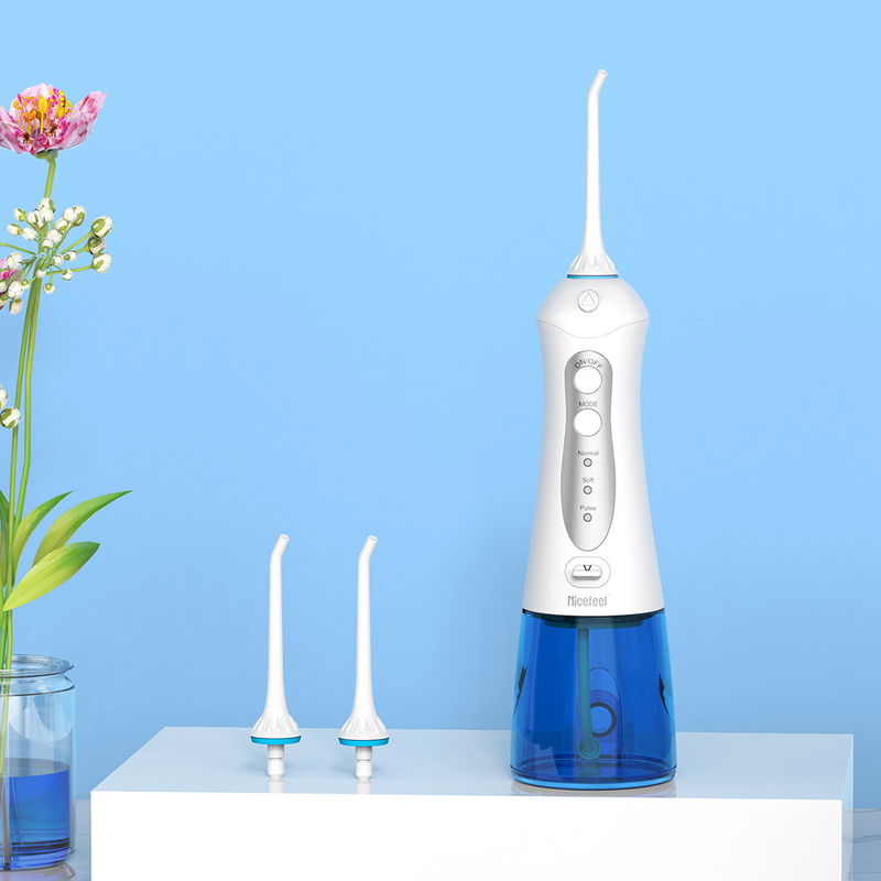 300ml IPX7 Electric Jet Mini Cordless Portable Water Flosser Teeth Cleaner