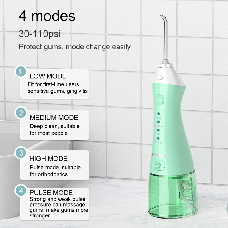 Home Travel 300ML IPX7 Waterproof Cordless Dental Oral Irrigator Portable