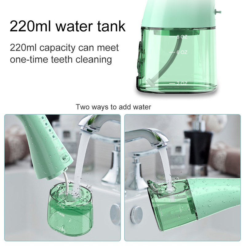 Home Travel 300ML IPX7 Waterproof Cordless Dental Oral Irrigator Portable