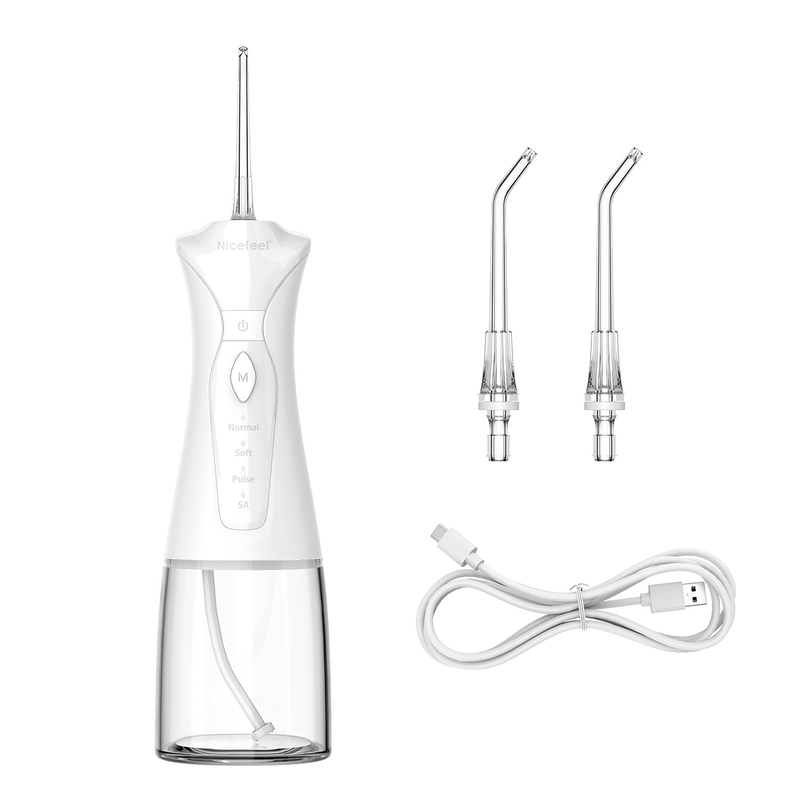 300ml Cordless Nicefeel Portable Oral Irrigator Dental Care With Nozzels