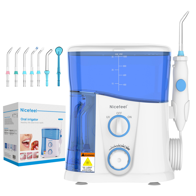Cordless Dental Oral Irrigator Water Flosser 1000ml Water Tank Capacity
