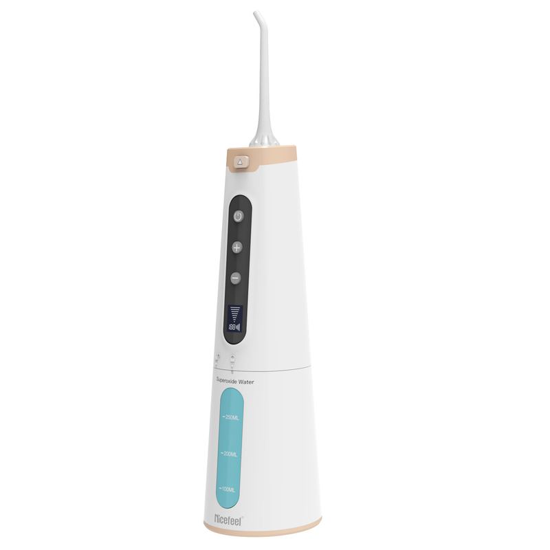 White Ozone Oral Irrigator 0.5kg Dental Care Water Flosser for Home Use