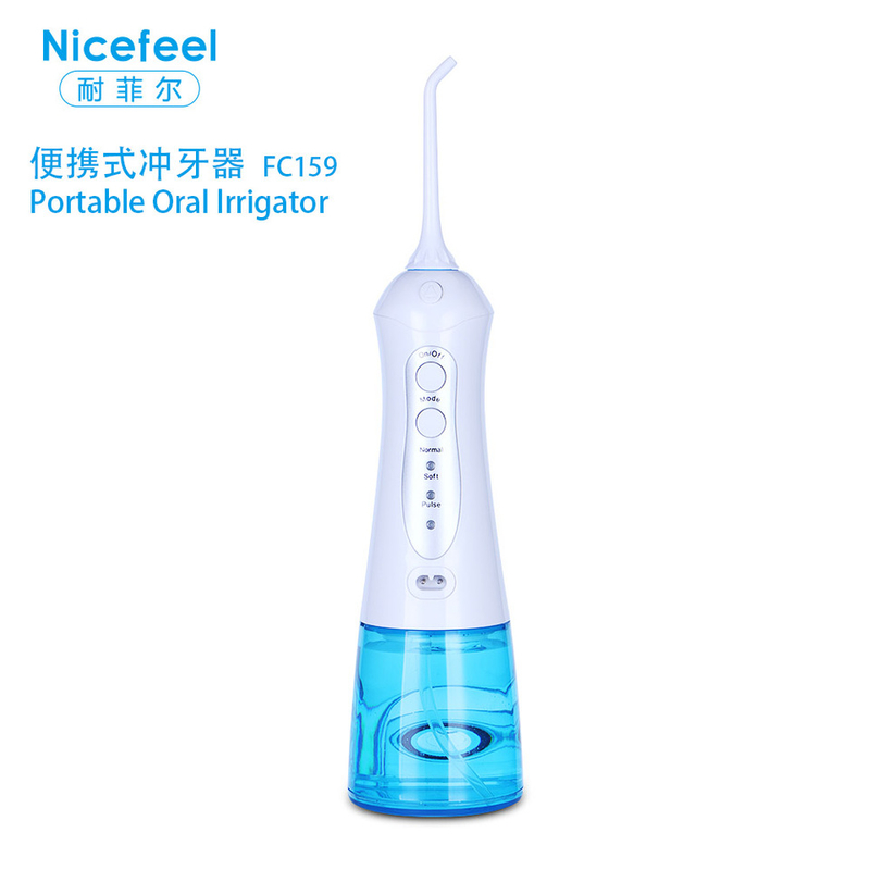 Electric Portable Cordless Water Flosser Rechargeable 800 - 1200ml/Min With 3 Types Nozzle