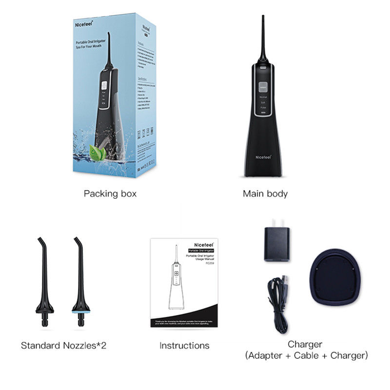 Portable Wireless Charging Water Flosser, Oral Irrigator Teeth Cleaning Gum Massage(IPX7 Waterproof/3 Models)
