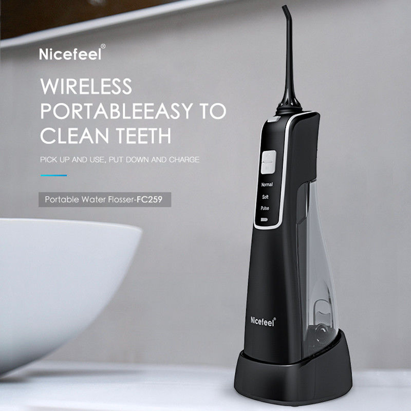 Portable Wireless Charging Water Flosser, Oral Irrigator Teeth Cleaning Gum Massage(IPX7 Waterproof/3 Models)