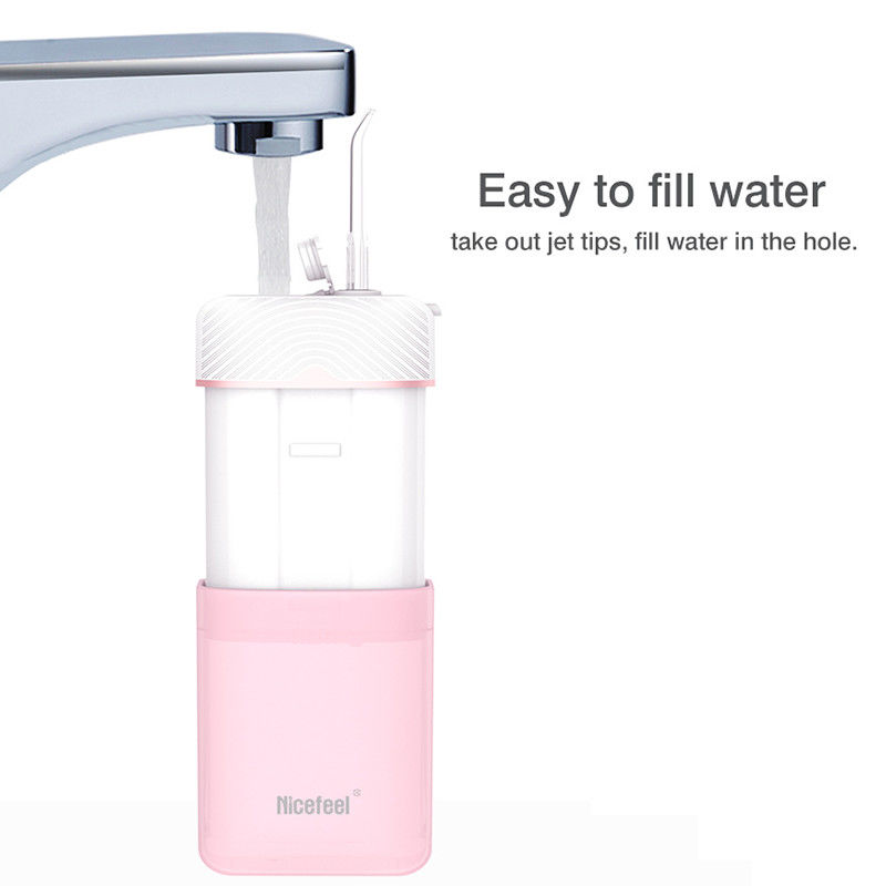 Mini Design Collapsible Water Flosser Electric Water Flosser Oral Irrigator With Storagable Nozzle