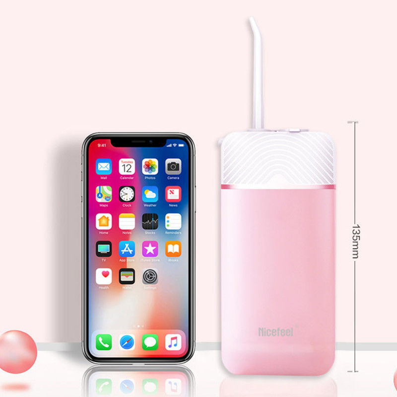 Mini Design Collapsible Water Flosser Electric Water Flosser Oral Irrigator With Storagable Nozzle