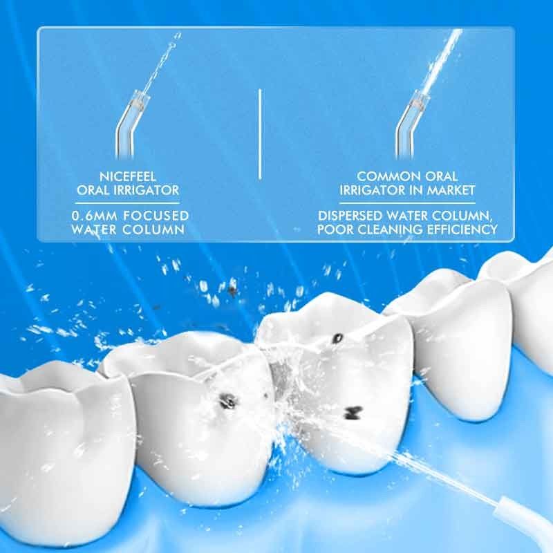 Lightweight 228g Cordless Water Flosser Oral Irrigator Magnetic Charging