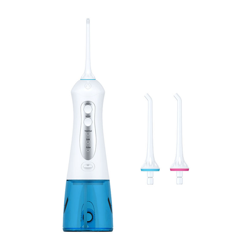 Standard Portable Oral Irrigator Handheld Water Flosser With 300ml Water Tank