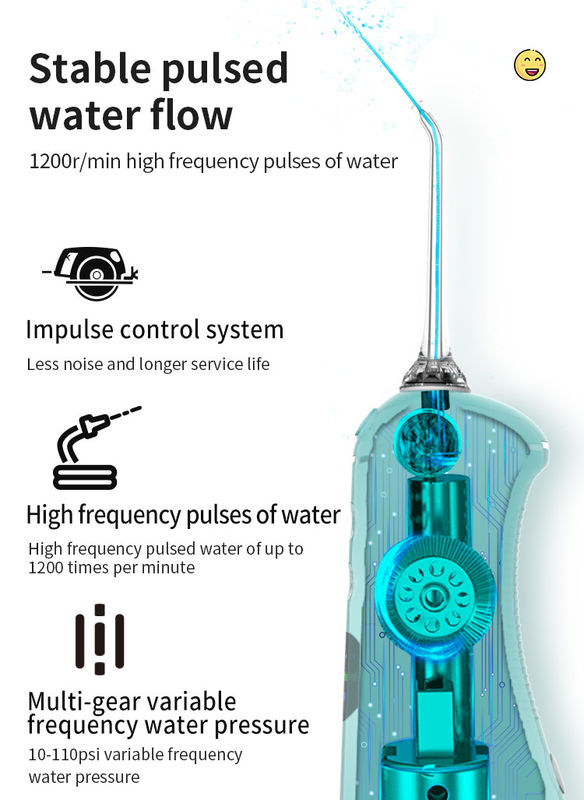 High End Cordless Nicefeel Water Flosser For Teeth With 50s Holding Capacity
