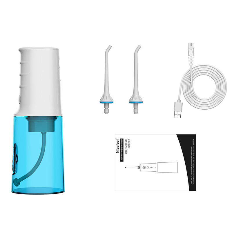Best Electric Power Flosser For Travel Nicefeel Cordless Water Flosser IPX7 1900 mAh Battery