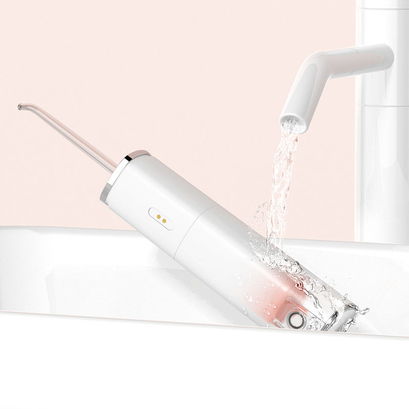 Portable Sonic Cordless Water Flosser Rechargeable Deep Cleaning With Four Nozzles